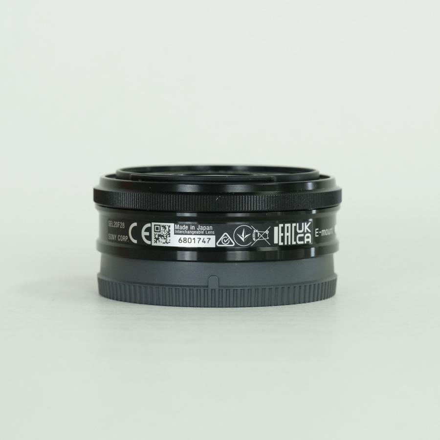 【美品】SONY E 20mm F2.8 SEL20F28 レンズフィルター付き 美品 | フィルター付] SONY E 20mm F2.8 SEL20F28 Eマウント