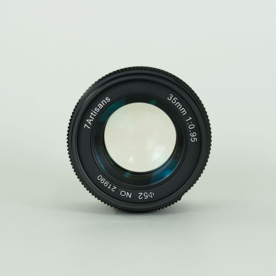 美品] 七工匠 7Artisans 35mm F0.95 (フジフイルムX用) ブラック