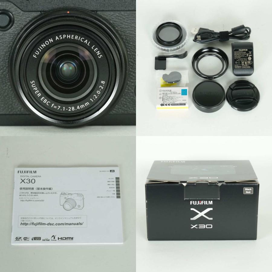 Fujifilm X30 デジタルカメラ ブラック　(付属品多数あります) 良品 | 別売付属品多数｜注意事項あり] FUJIFILM X30 ブラック