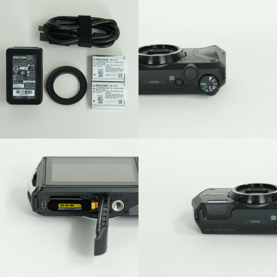 [美品 | バッテリー2個付] RICOH WG-7 ブラック | コンパクトデジタルカメラ_9
