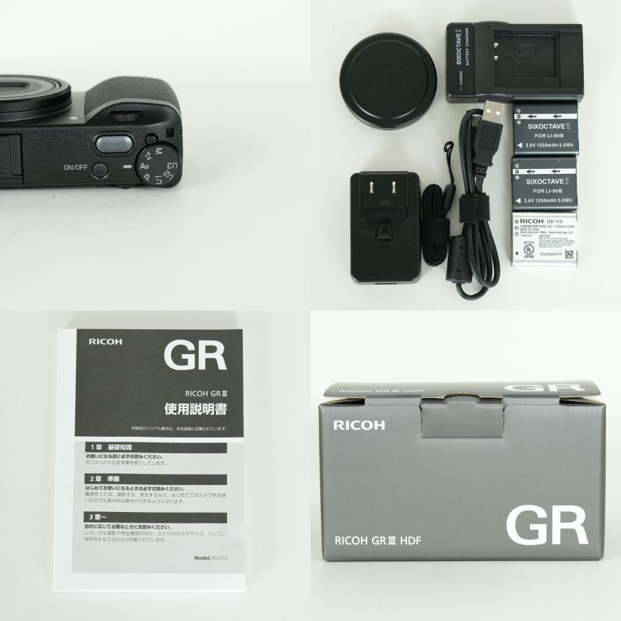 美品 | シャッター数894回] RICOH GR III HDF コンパクトデジタル