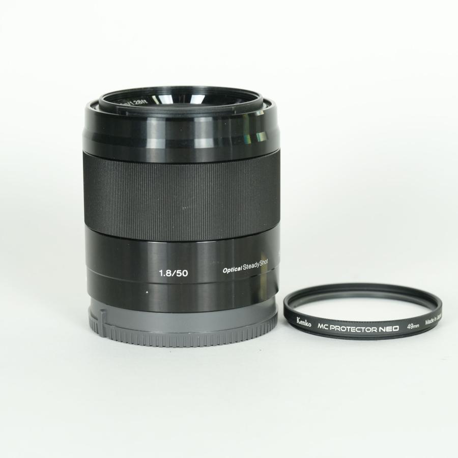 良品 | フィルター付] SONY E 50mm F1.8 OSS SEL50F18 [ブラック] E