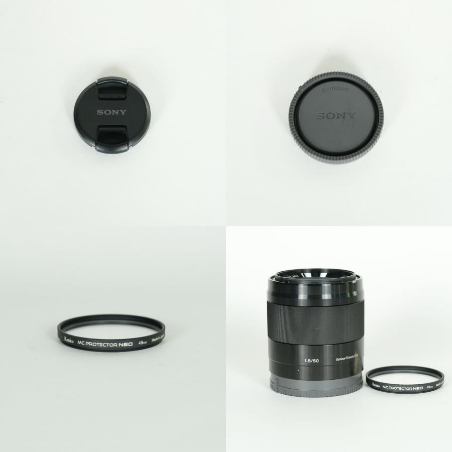 良品 | フィルター付] SONY E 50mm F1.8 OSS SEL50F18 [ブラック] E