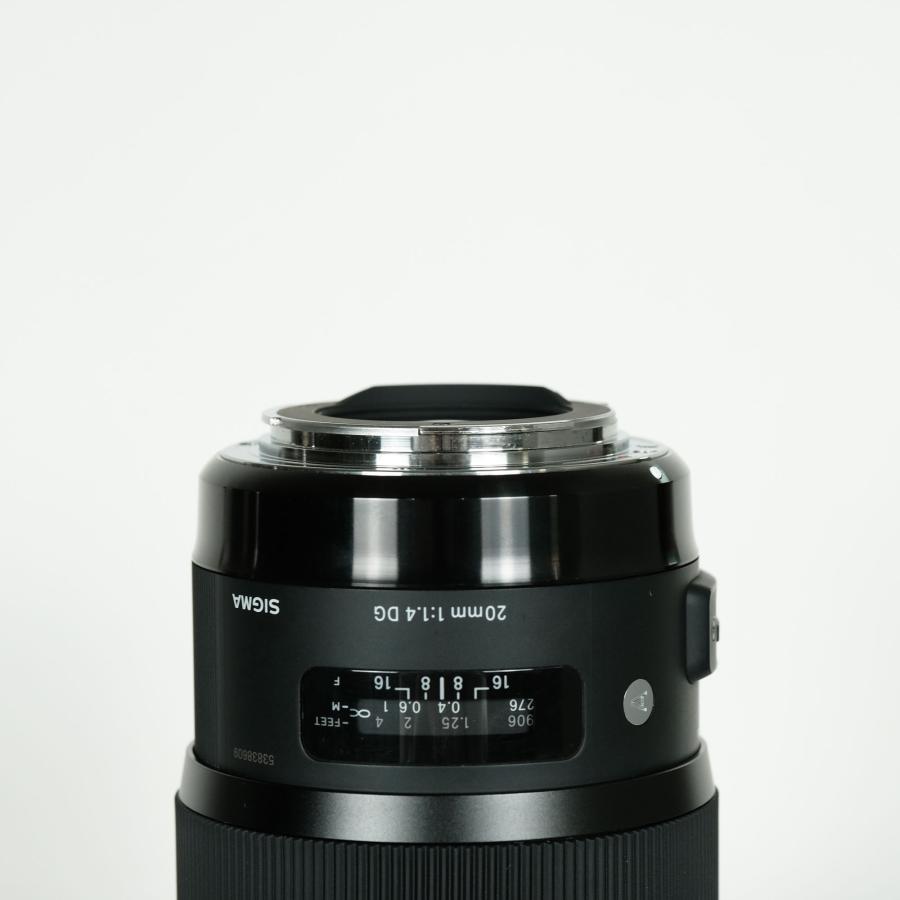 良品] SIGMA 20mm F1.4 DG HSM｜Art [キヤノン用] / キヤノンEF