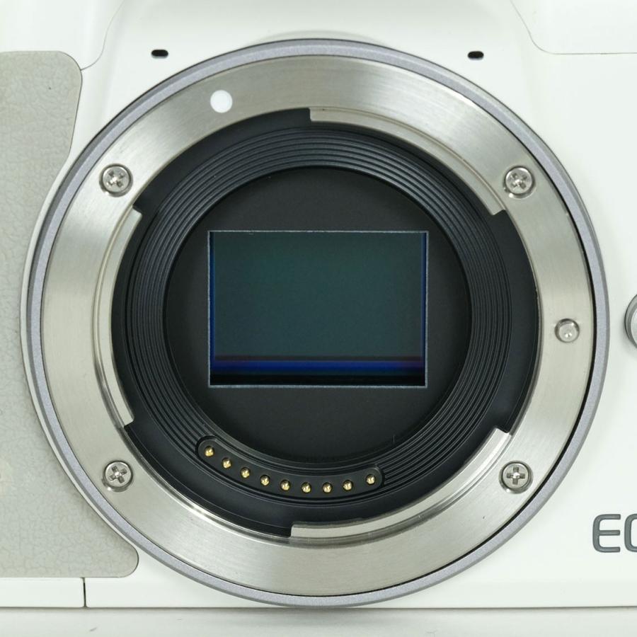 並品 | バッテリー2個付] Canon EOS Kiss M2 [ボディ ホワイト] EF-M