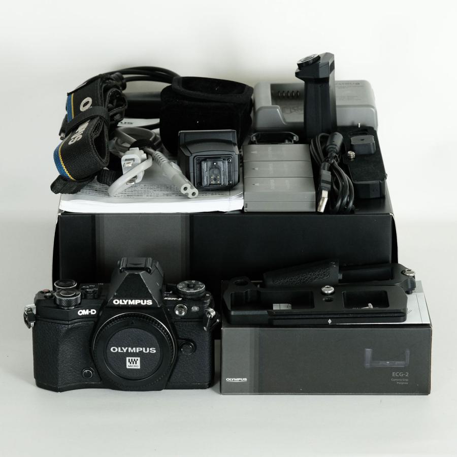【ジャンク品】OLYMPUS OM-D E-M5 Mark II バッテリー付き 純正バッテリー3個・おまけ多数] OLYMPUS OM-D E-M5 Mark II [ボディ