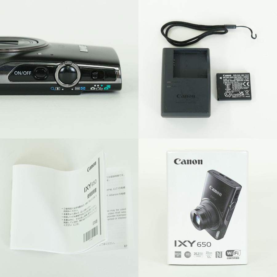 美品] Canon IXY 650 ブラック | コンパクトデジタルカメラ : ONESCENE