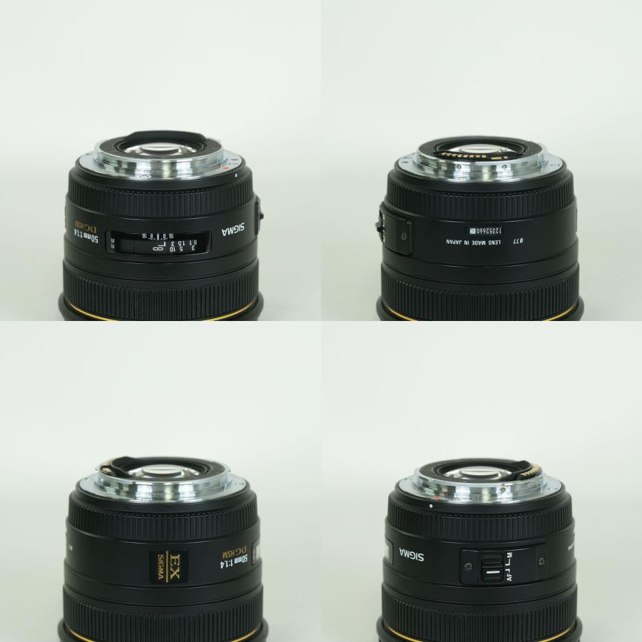 良品] SIGMA 50mm F1.4 EX DG HSM (キヤノンEF用) | キヤノンEF