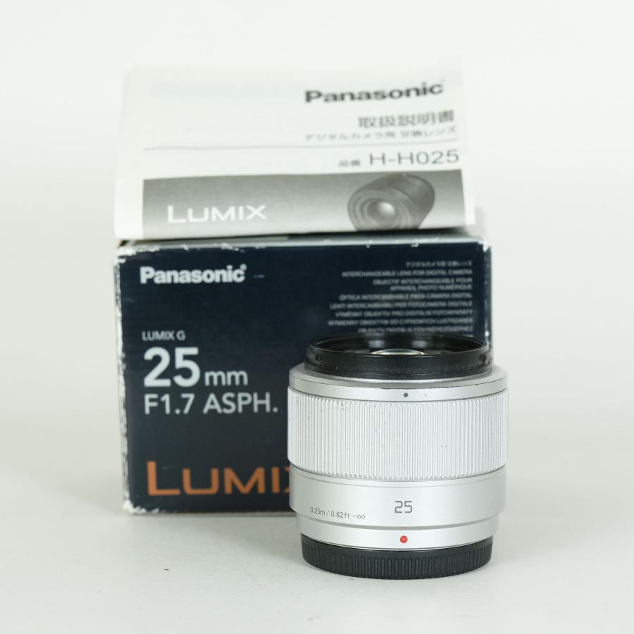 並品] Panasonic LUMIX G 25mm F1.7 ASPH. [シルバー] | マイクロ