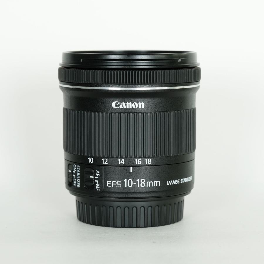 美品｜フード付] Canon EF-S10-18mm F4.5-5.6 IS STM / キヤノンEF-