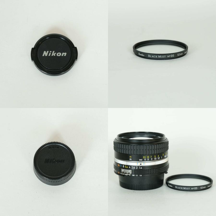 良品 | ブラックミストフィルター付] Nikon Ai Nikkor 50mm F1.4S F