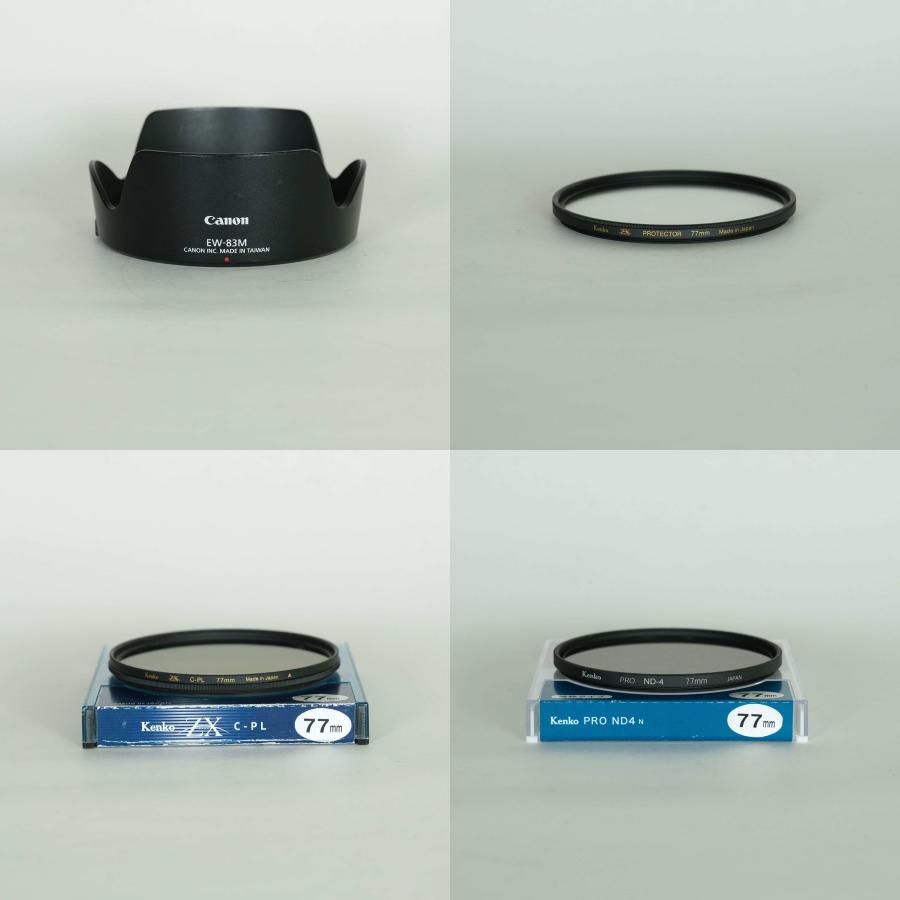 良品 | 高級フィルター3種付] Canon EF24-105mm F4L IS II USM EF