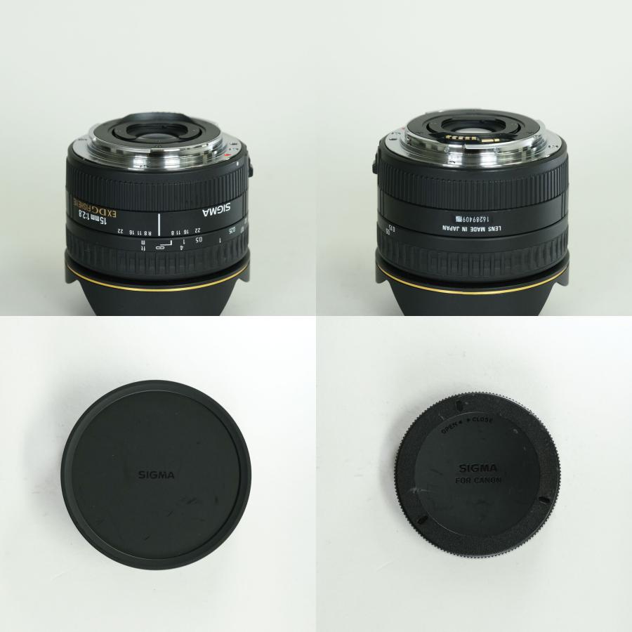 【美品】SIGMA15mmF2.8EX DG FISHEYEキャノン用 美品] SIGMA 15mm F2.8EX DG DIAGONAL FISHEYE (キヤノンEF用