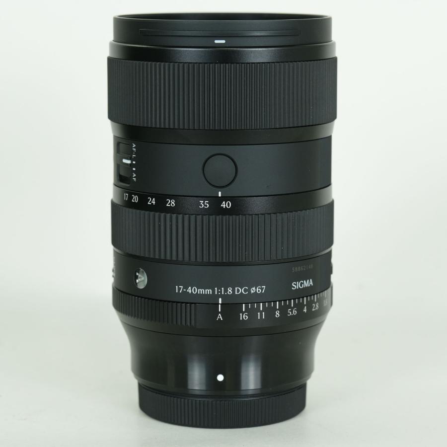 美品 | フィルター付] SIGMA 17-40mm F1.8 DC｜Art フジフイルムX用 