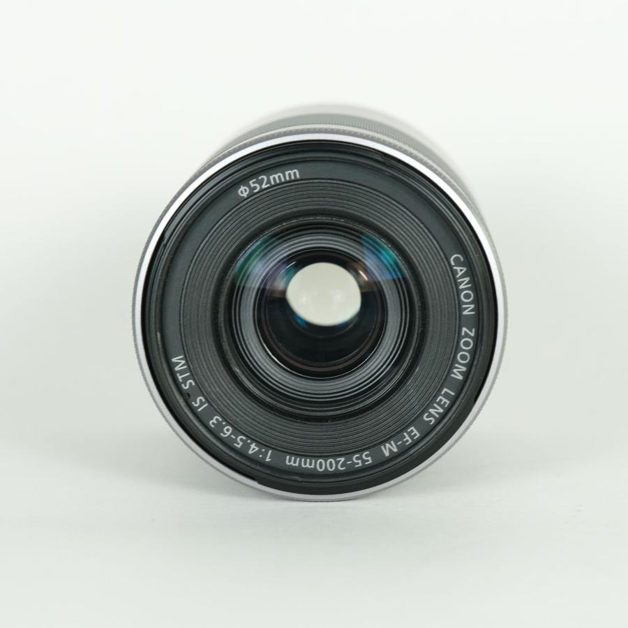 ❤️極美品✨レンズフィルター付き★キャノン EF-M 55-200mm❤️ 良品 | フィルター付] Canon EF-M55-200mm F4.5-6.3 IS STM シルバー