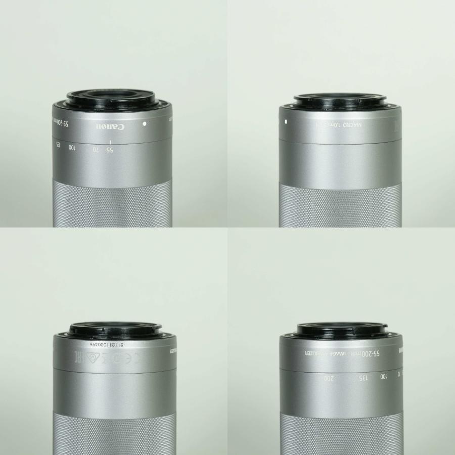 ❤️極美品✨レンズフィルター付き★キャノン EF-M 55-200mm❤️ 良品 | フィルター付] Canon EF-M55-200mm F4.5-6.3 IS STM シルバー