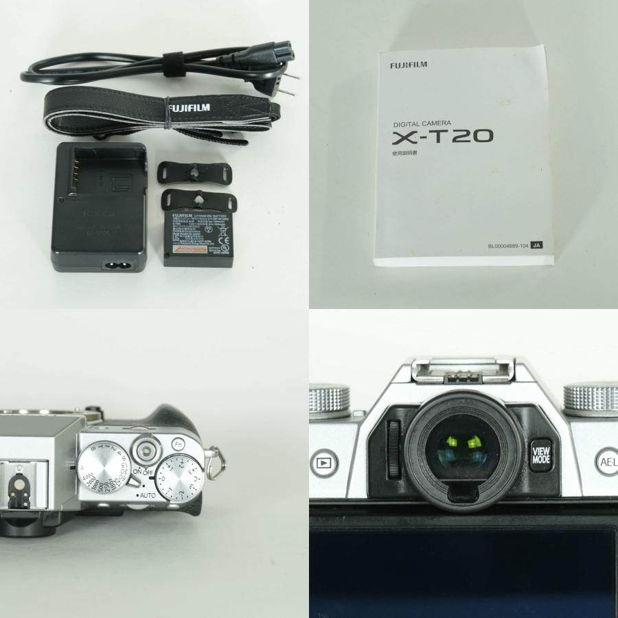 良品 | シャッター数18回] FUJIFILM X-T20 [ボディ シルバー] X