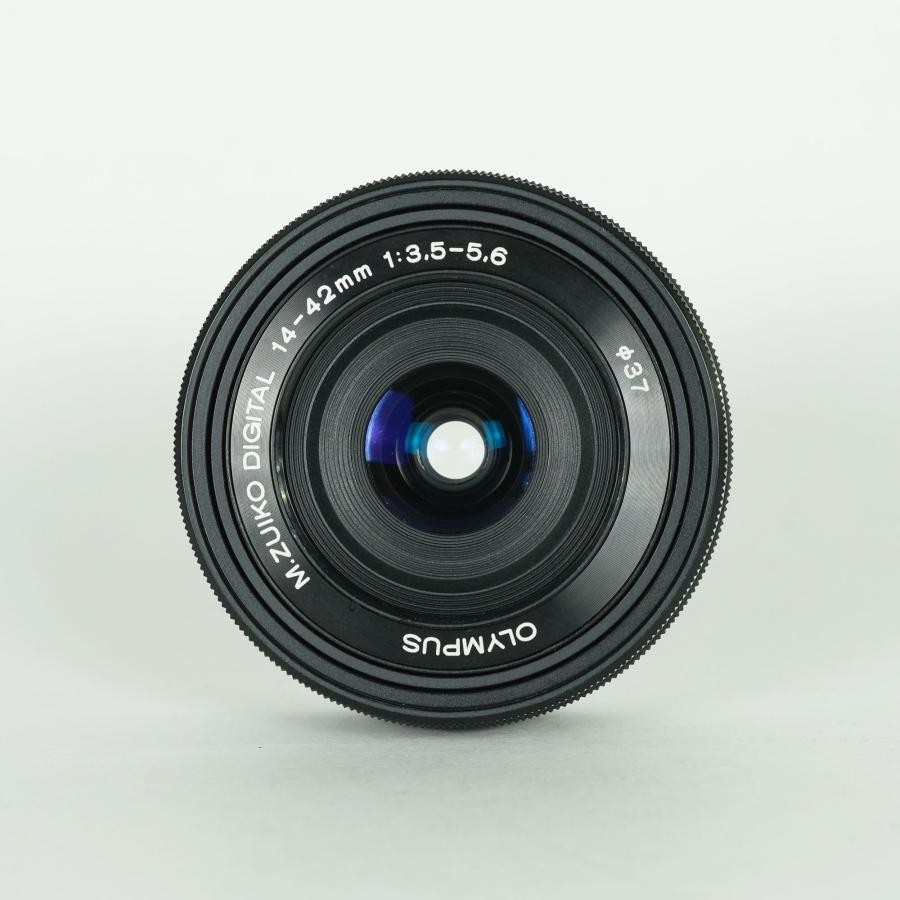 美品] OLYMPUS M.ZUIKO DIGITAL ED 14-42mm F3.5-5.6 EZ ブラック