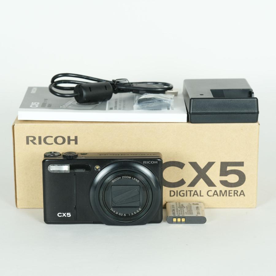 ジャンク品] RICOH CX5 ブラック | コンパクトデジタルカメラ