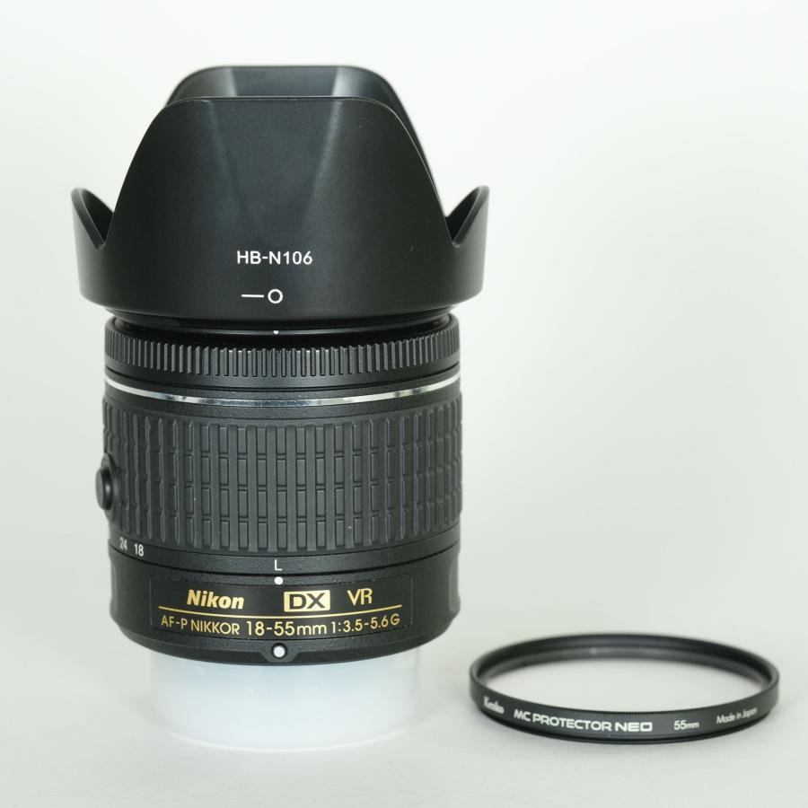 美品 | フード・フィルター付] Nikon AF-P DX NIKKOR 18-55mm F3.5-5.6