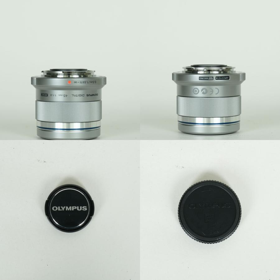 極上品OLYMPUS M.ZUIKO 45mm f1.8 レンズフィルター付き 美品 | フード・フィルター付] OLYMPUS M.ZUIKO DIGITAL 45mm F1.8