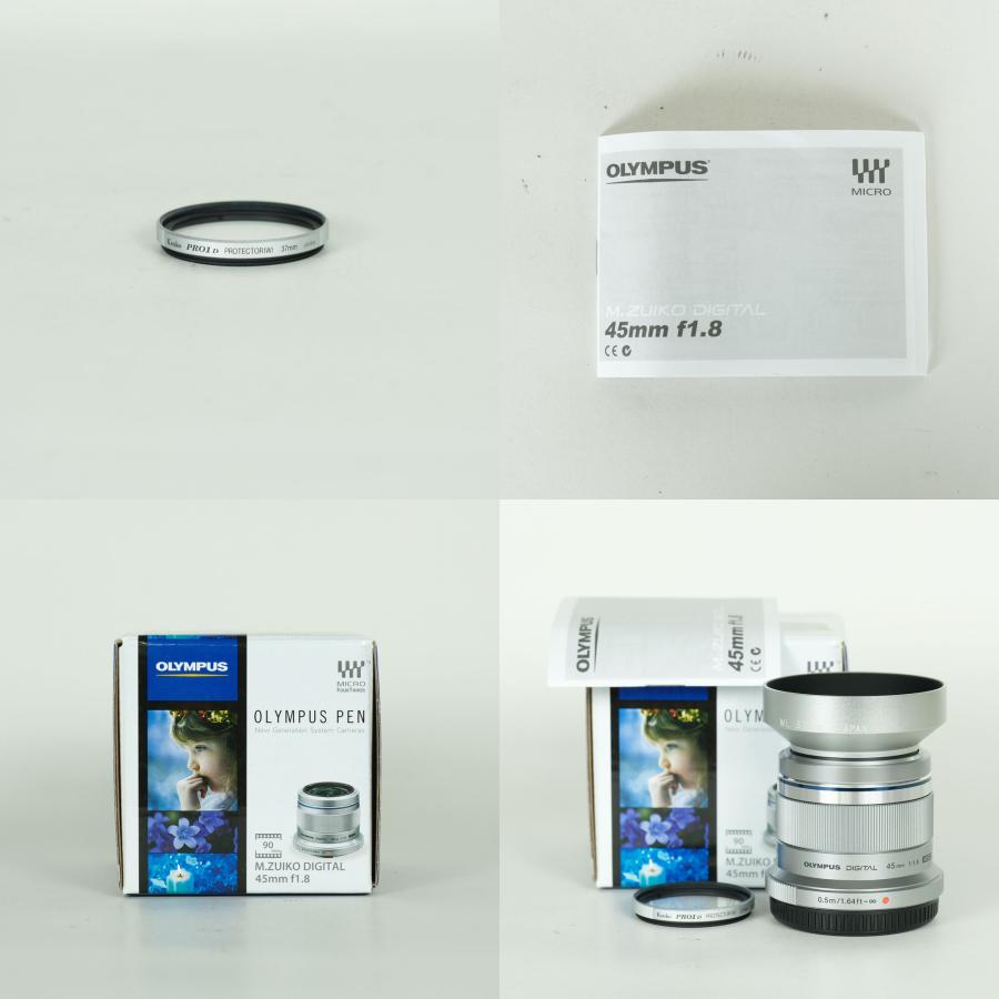 美品 | フード・フィルター付] OLYMPUS M.ZUIKO DIGITAL 45mm F1.8