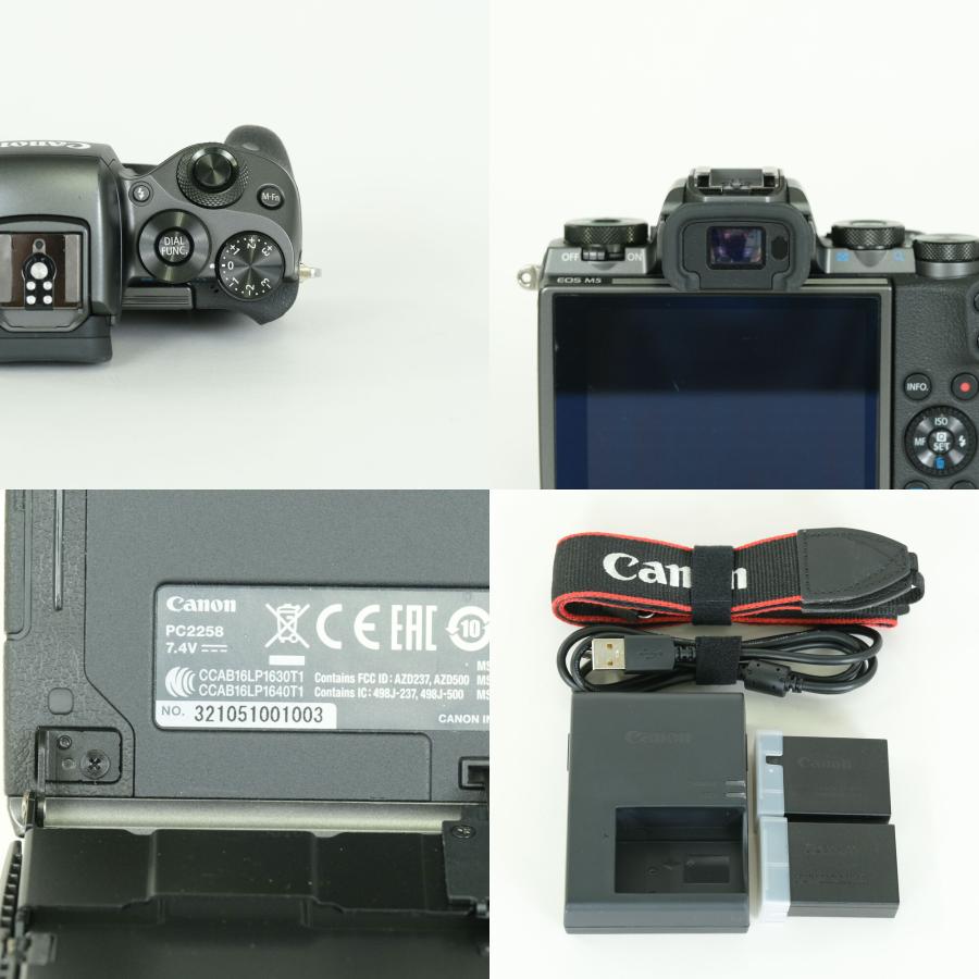 Canon EOS M5 ミラーレス一眼 本体とバッテリー 良品 | バッテリー2個付] Canon EOS M5 [ボディ] EF-Mマウント