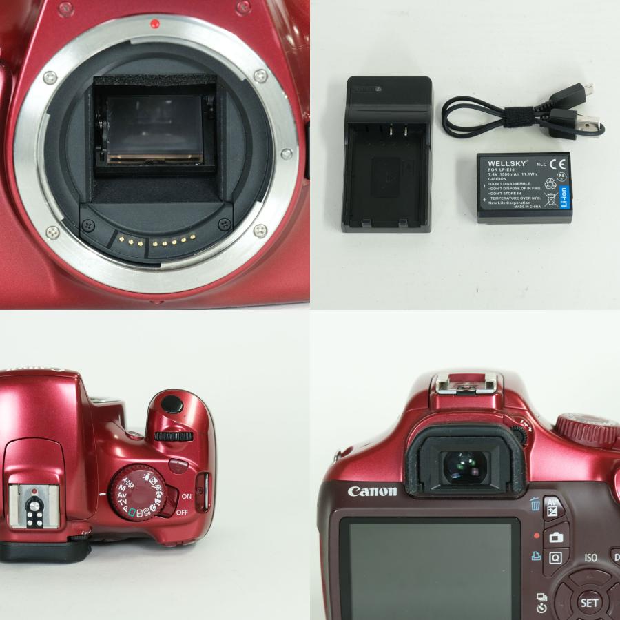 並品] Canon EOS Kiss X50 ボディ レッド | キヤノンEF-Sマウント