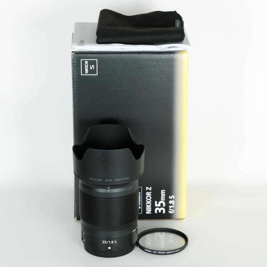 Nikon Z 35mm f/1.8 S レンズ 保護フィルター付き 美品｜純正フィルター付] Nikon NIKKOR Z 35mm f/1.8 S / ニコンZ
