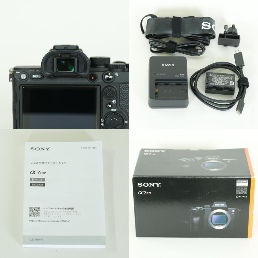 ソニー SONY α7RIV ILCE-7RM4 シャッター数6215回 良品 | シャッター数36,146 回] SONY α7RIV ボディ ILCE-7RM4A ソニーE