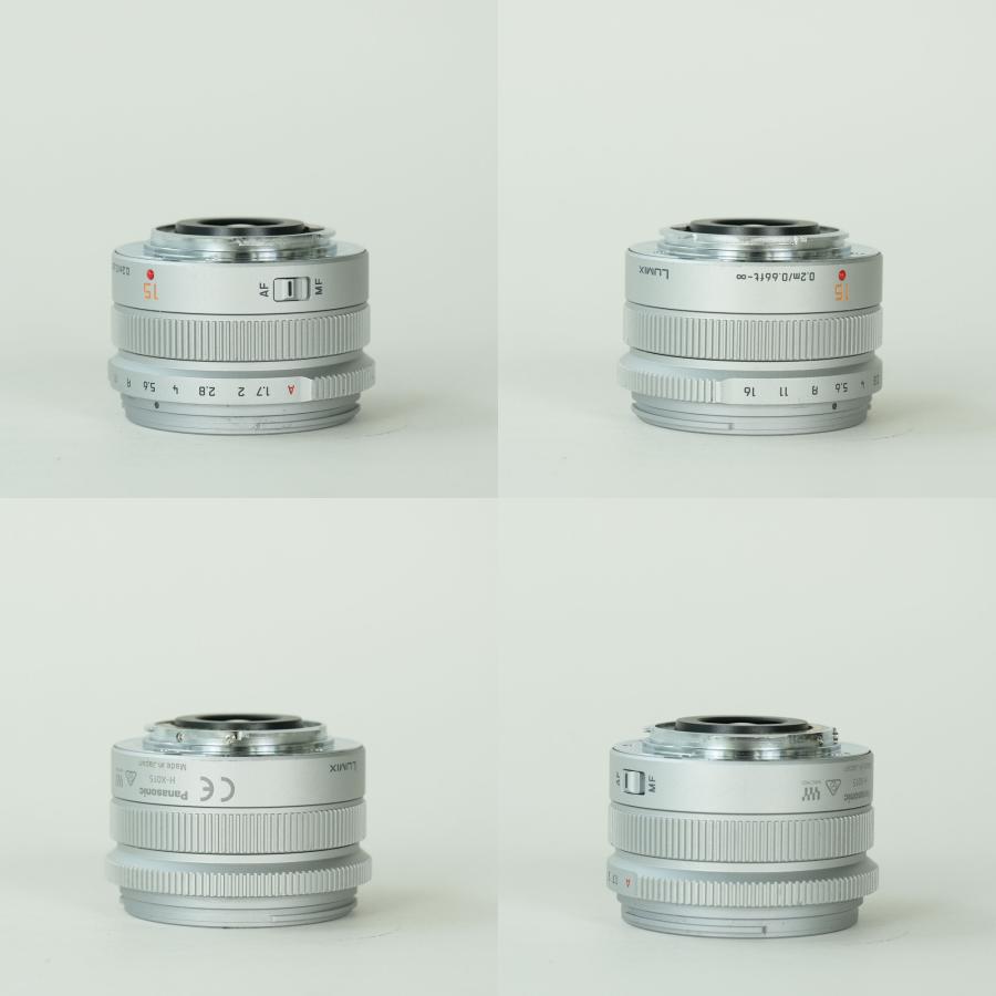 [良品] Panasonic LEICA DG SUMMILUX 15mm F1.7 ASPH. [シルバー] | マイクロフォーサーズマウント 中古 |  | 07
