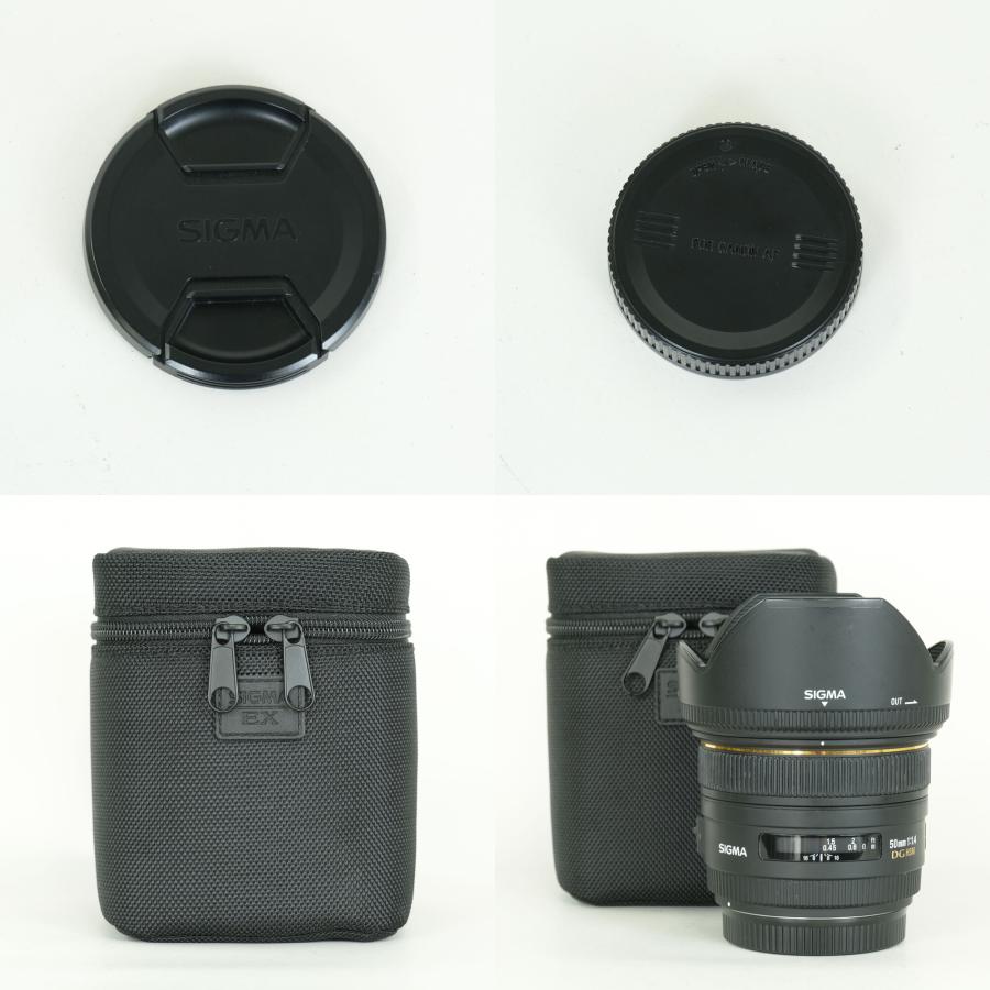 並品] SIGMA 50mm F1.4 EX DG HSM (キヤノンEF用) | Canon EFマウント