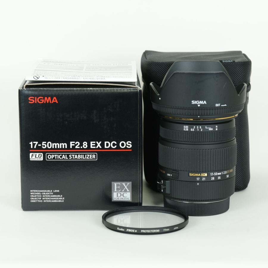 美品 | フィルター付] SIGMA 17-50mm F2.8 EX DC OS HSM (キヤノンEF用