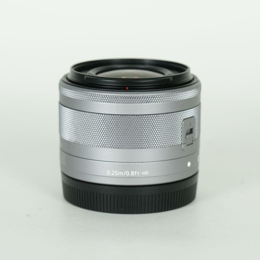 並品 | フィルター付] Canon EF-M15-45mm F3.5-6.3 IS STM [シルバー