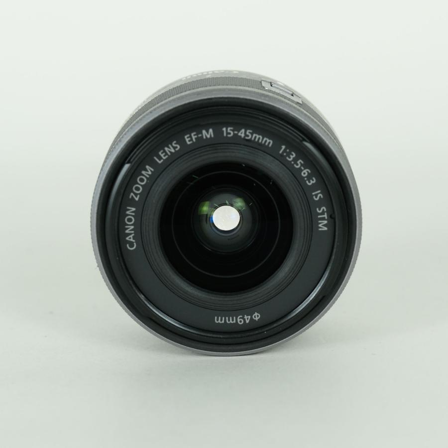 並品 | フィルター付] Canon EF-M15-45mm F3.5-6.3 IS STM [シルバー