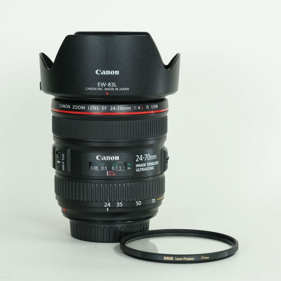 美品 | 高級フィルター付] Canon EF24-70mm F4L IS USM EFマウント