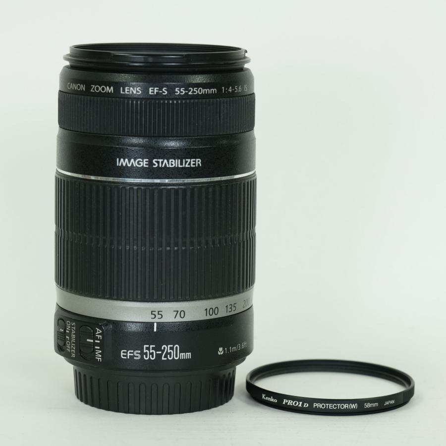 【美品フィルター付き】Canon EF-S55-250mm F4-5.6 IS 良品 | フィルター付] Canon EF-S55-250mm F4-5.6 IS EF-Sマウント