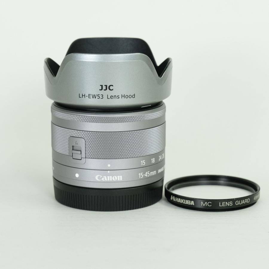 良品 | フード・フィルター付] Canon EF-M15-45mm F3.5-6.3 IS STM