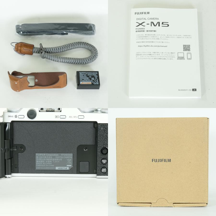 難あり品 | シャッター数3,760回｜レザーケース付] FUJIFILM X-M5