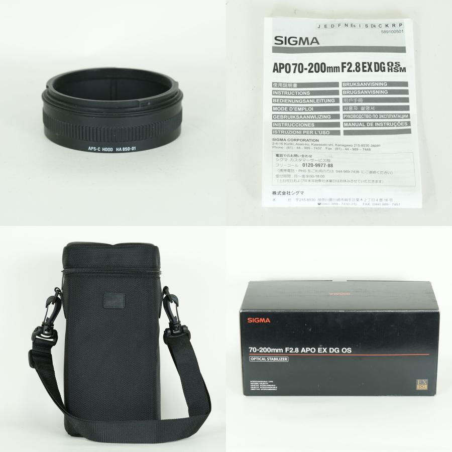 良品] SIGMA APO 70-200mm F2.8 EX DG OS HSM (キヤノンEF用