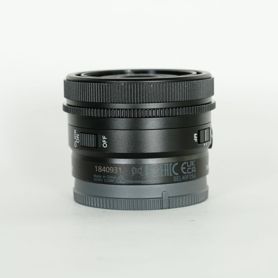 良品｜可変NDフィルター付] SONY FE 40mm F2.5 G SEL40F25G / ソニーE