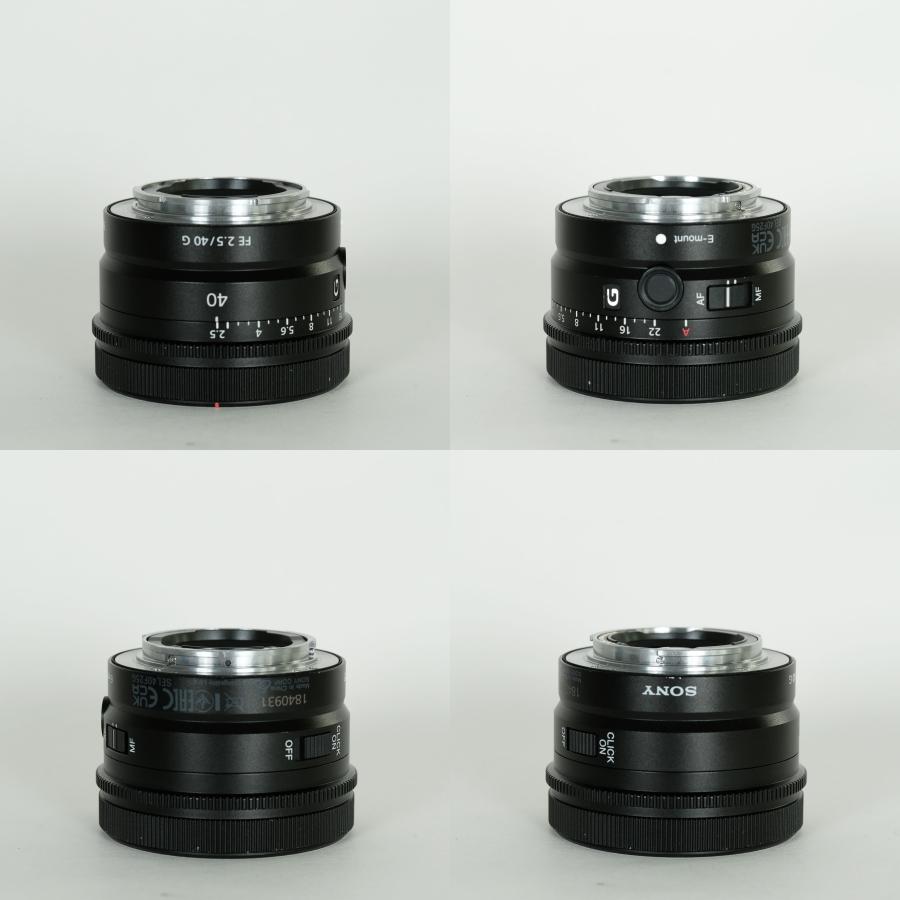 良品｜可変NDフィルター付] SONY FE 40mm F2.5 G SEL40F25G / ソニーE