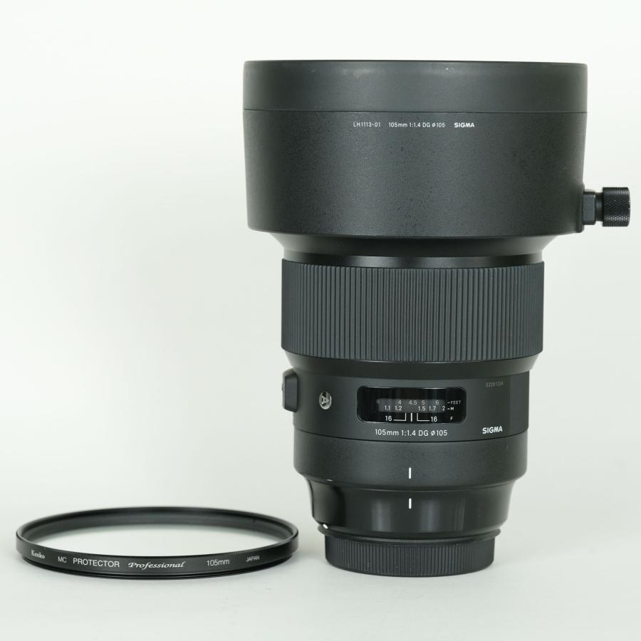 良品 | フィルター付] SIGMA 105mm F1.4 DG HSM｜Art [キヤノン用