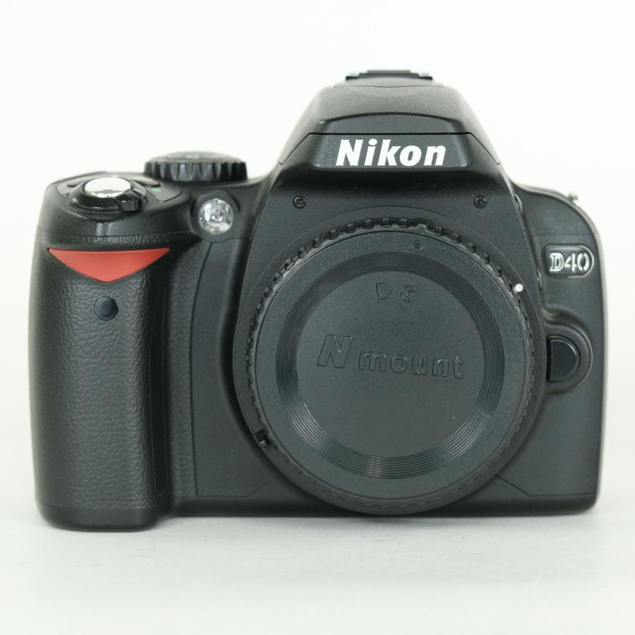 ★エントリーモデル/シャッター数5,489回 Nikon ニコン D40 ボディ 並品 | シャッター数16,550回] Nikon D40 ブラックボディ ニコンF