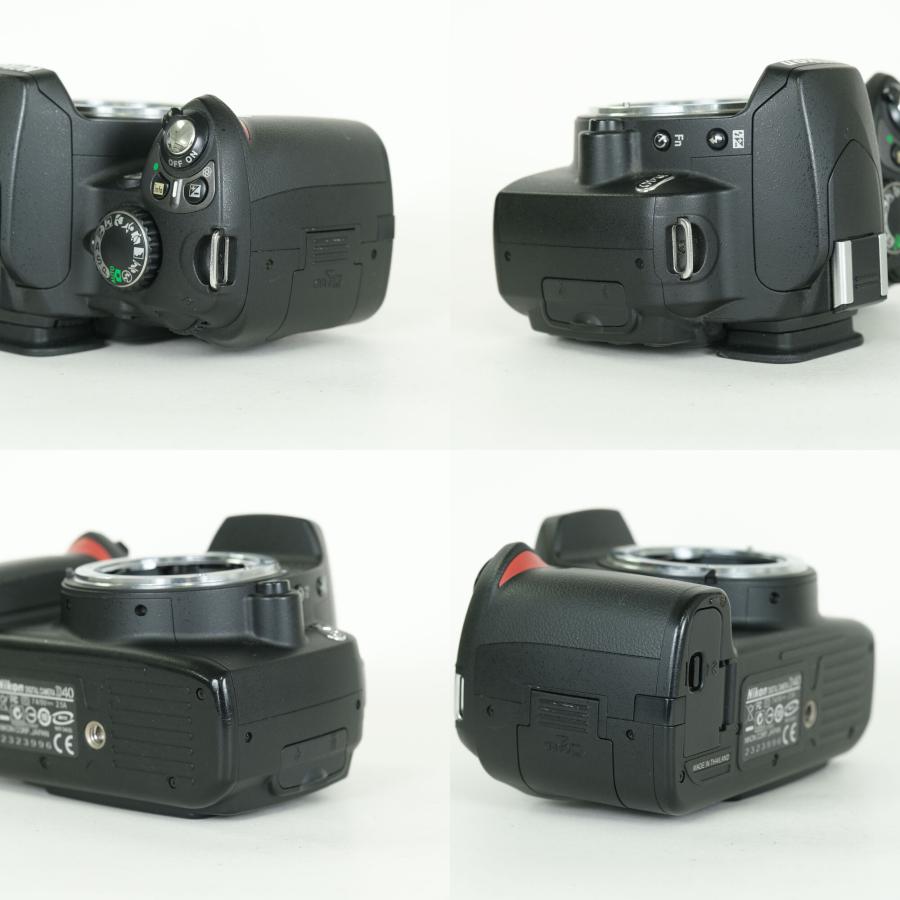 ★エントリーモデル/シャッター数5,489回 Nikon ニコン D40 ボディ 並品 | シャッター数16,550回] Nikon D40 ブラックボディ ニコンF