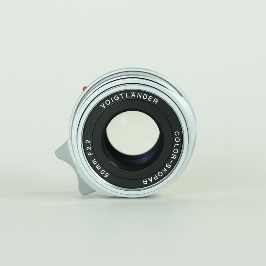 美品] コシナ フォクトレンダー COLOR-SKOPAR 50mm F2.2 VM シルバー