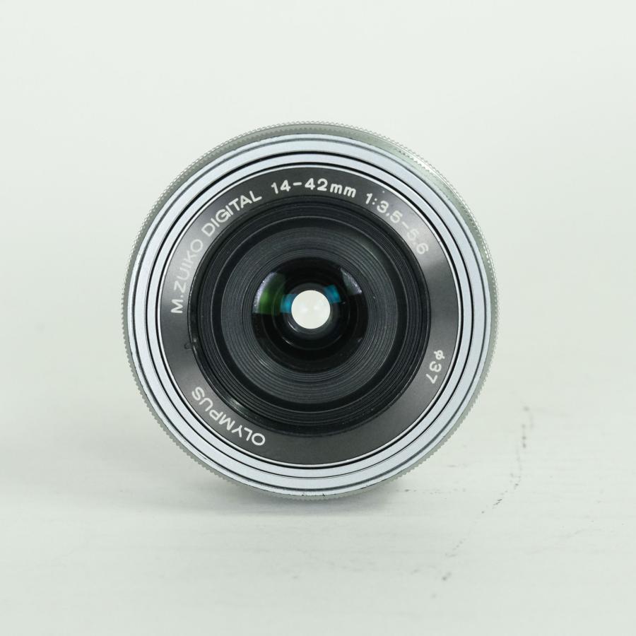 良品] OLYMPUS M.ZUIKO DIGITAL ED 14-42mm F3.5-5.6 EZ シルバー