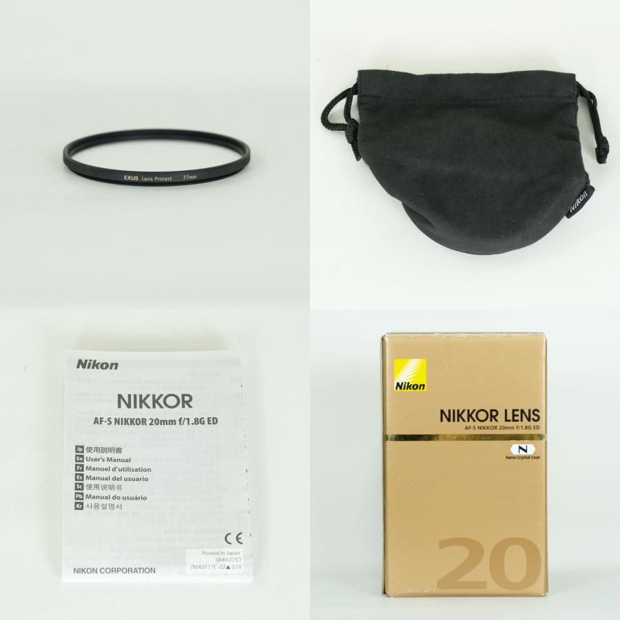 美品 | フィルター付] Nikon AF-S NIKKOR 20mm f/1.8G ED Fマウント