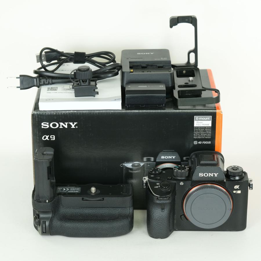 SONY α9 ILCE-9 撮影枚数2168枚＋縦型グリップ+バッテリー2個 並品 | シャッター数146,478回｜バッテリーグリップ・リグ付] SONY α9