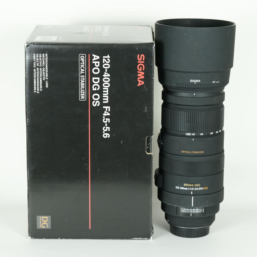 並品] SIGMA APO 120-400mm F4.5-5.6 DG OS HSM (キヤノンEF用
